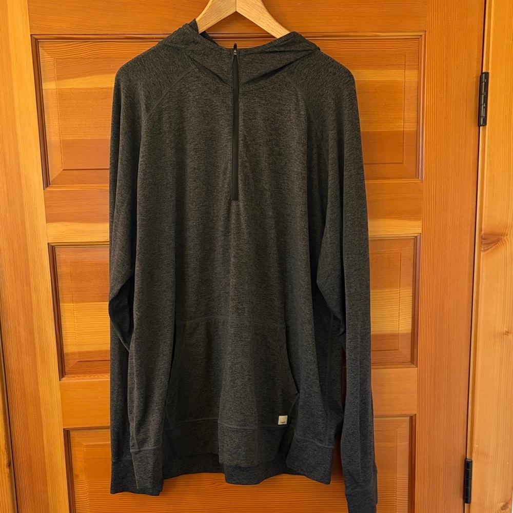Vuori Charcoal Gray Hoodie